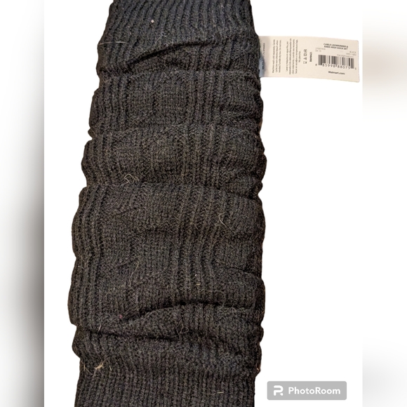 Black Knit Legwarmers - Picture 2 of 3